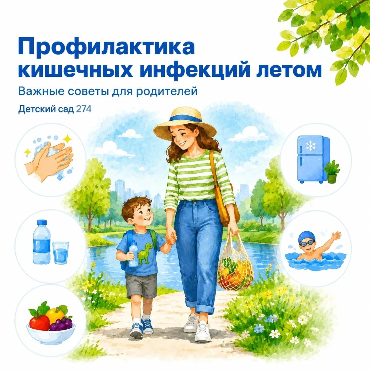 Летом риск кишечных инфекций возрастает из-за тепла и быстрого размножения бактерий. Чт...