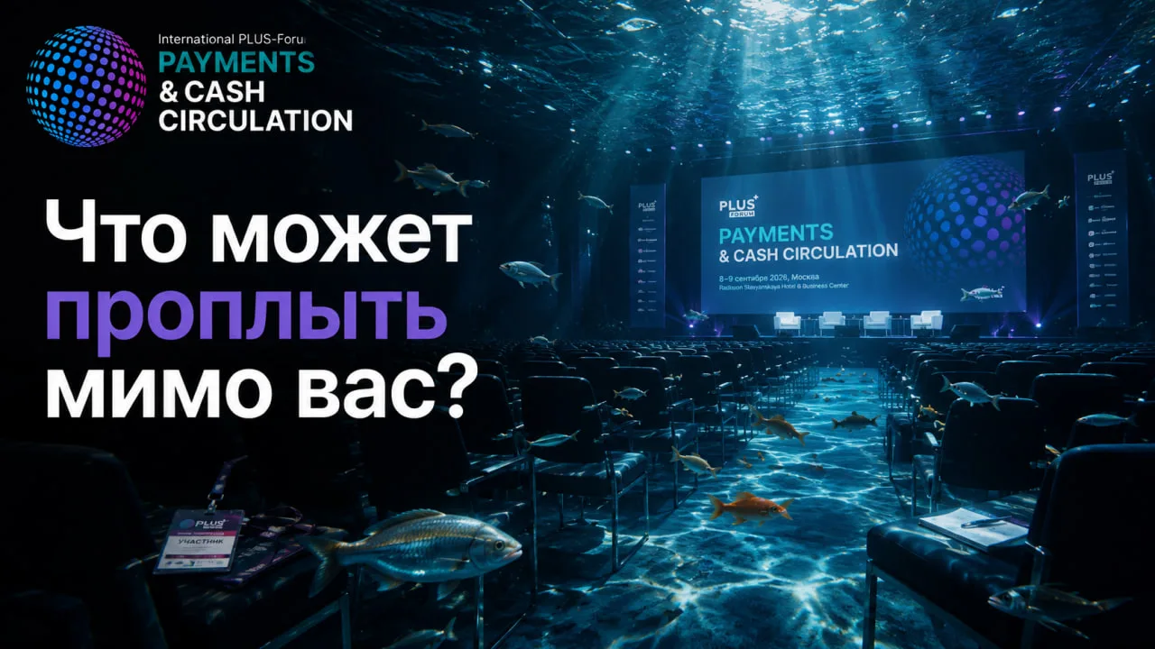 🐠 Что может проплыть мимо вас?

ПЛАС-Форум «Платежный бизнес и денежное обращение» — это главные сп