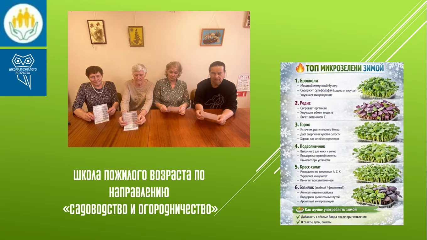 В ГАУСО СО «КЦСОН Нижнесергинского района» пгт. Бисерть для слушателей Школы пожилого в...