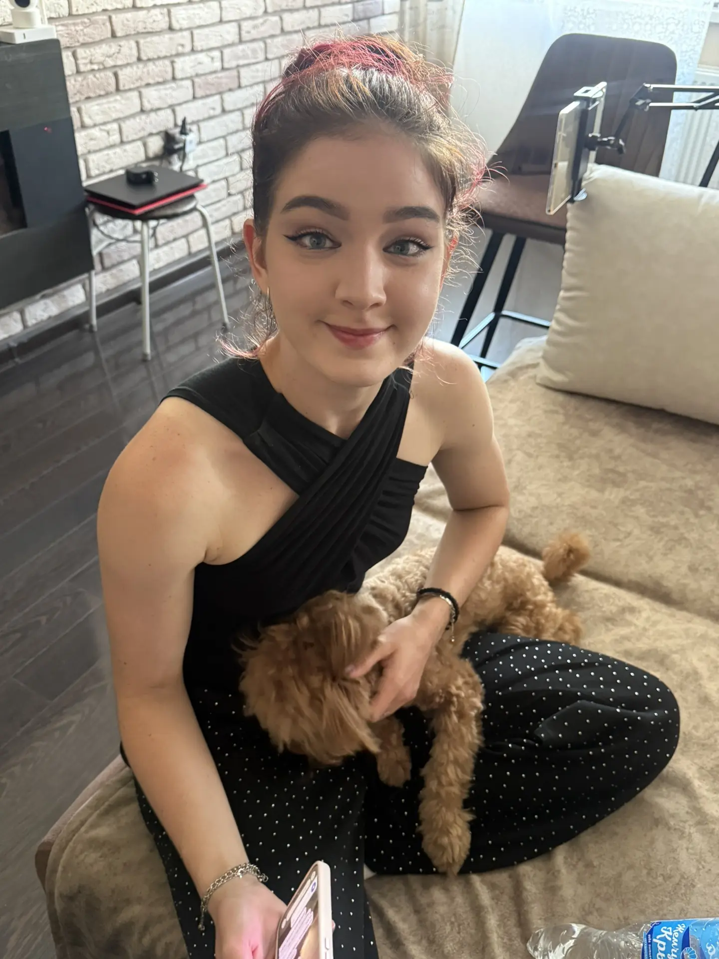 а мы на вокале, привет Левику 🐶