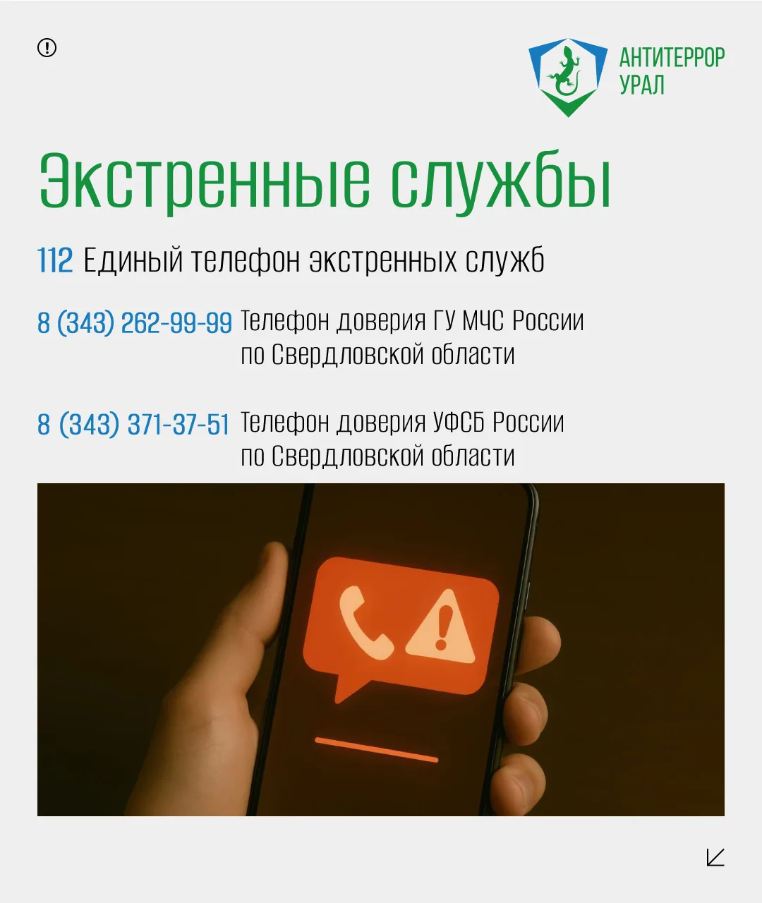 Порядок реагирования на угрозы