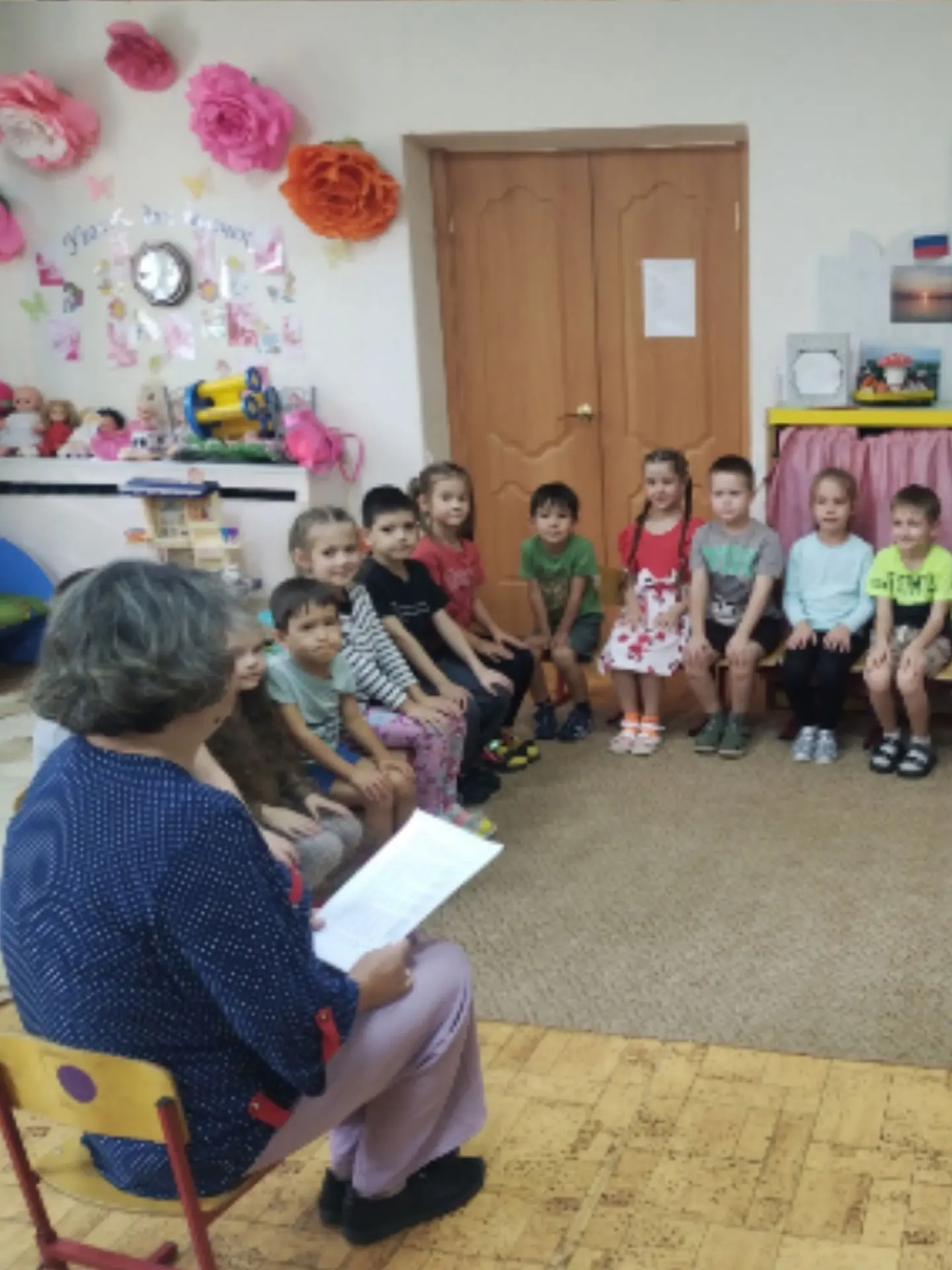 Сегодня в нашем детском саду прошло тематическое занятие, посвящённое воссоединению  До...