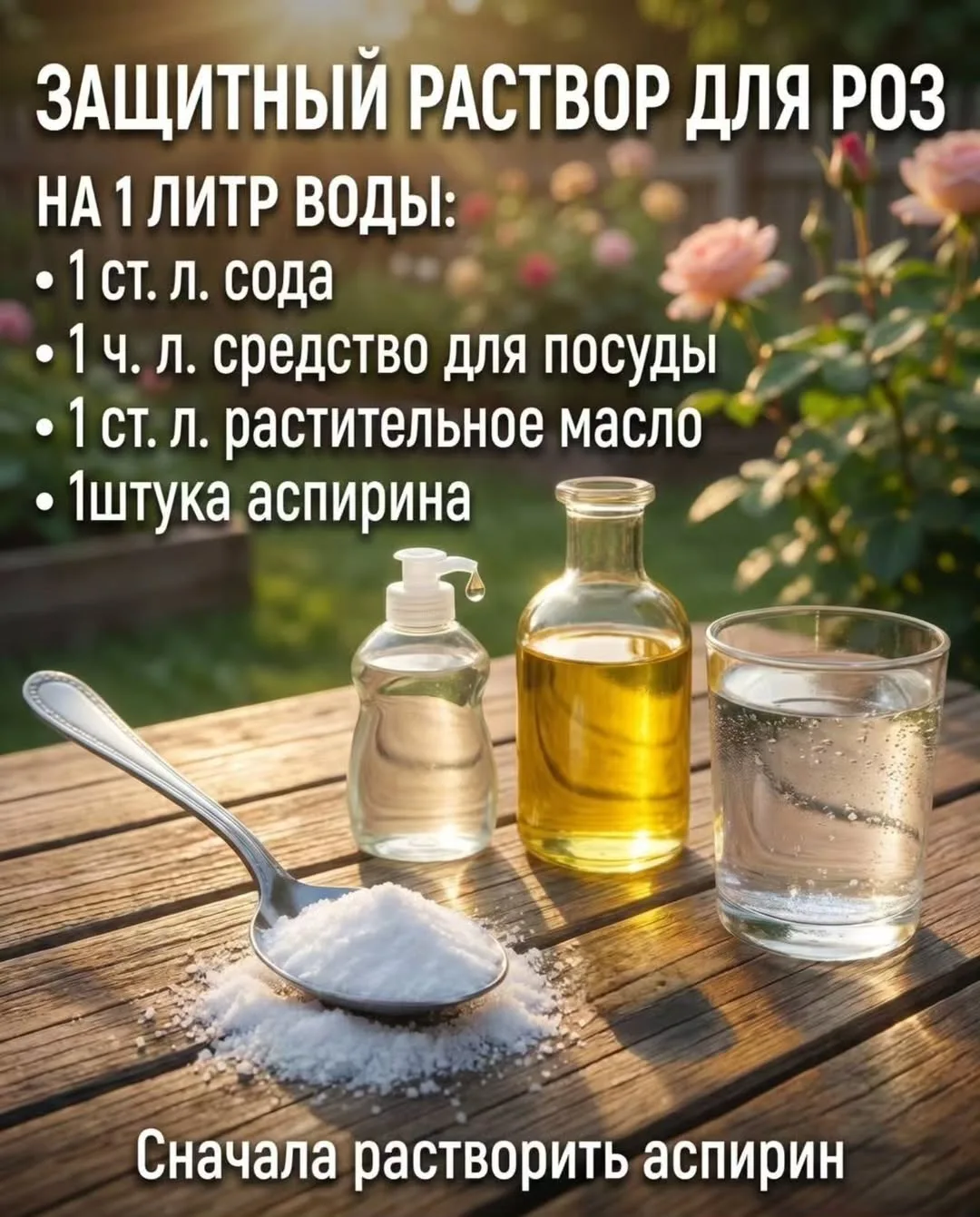 Розы покрываются пятнами и белым налётом? Значит, ты упускаешь один простой шаг 🌹  Этот раствор дела