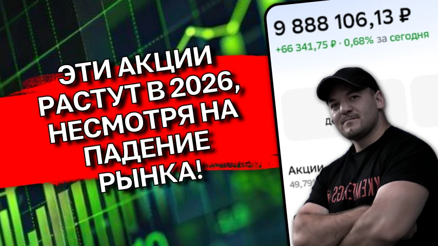 4 акции в 2026г, которые растут📈 против падения рынка и платят щедрые дивиденды💰👍

Наш рынок сниж