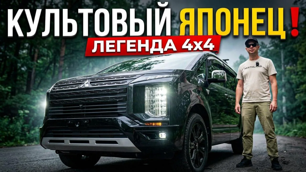 🔥 Mitsubishi Delica — подробный обзор легендарного японского минивэна!