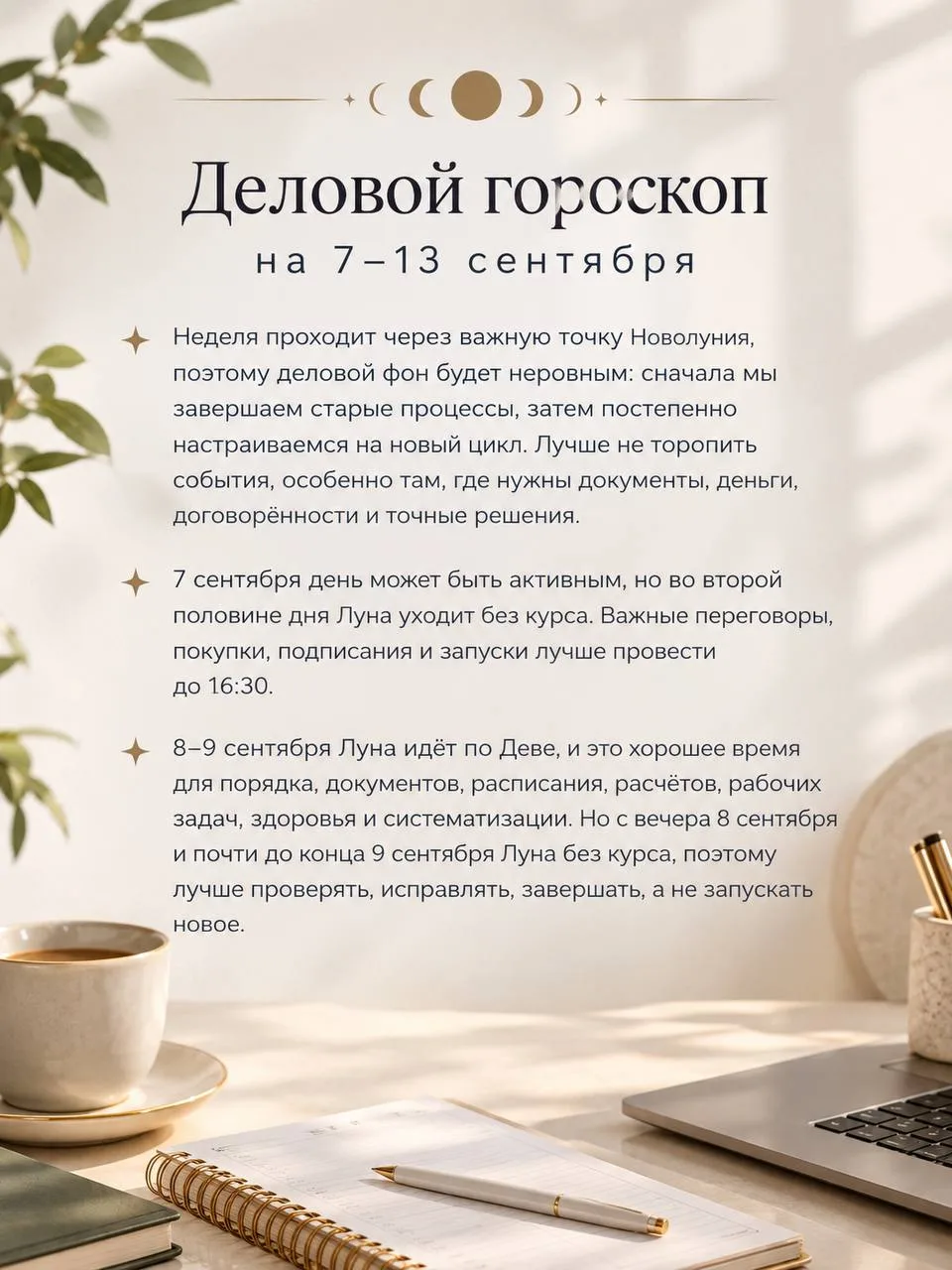 ✨ Готовьтесь к новой неделе с нашими прогнозами на 7-13 сентября ✨