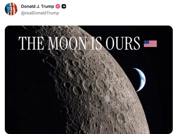 ⚡️Луна наша, — Трамп.