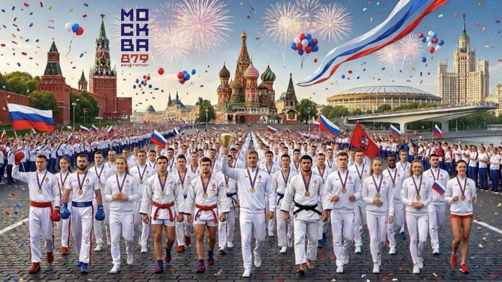С Днём рождения, Москва! В 2026 году столице исполняется 879 лет ❤️