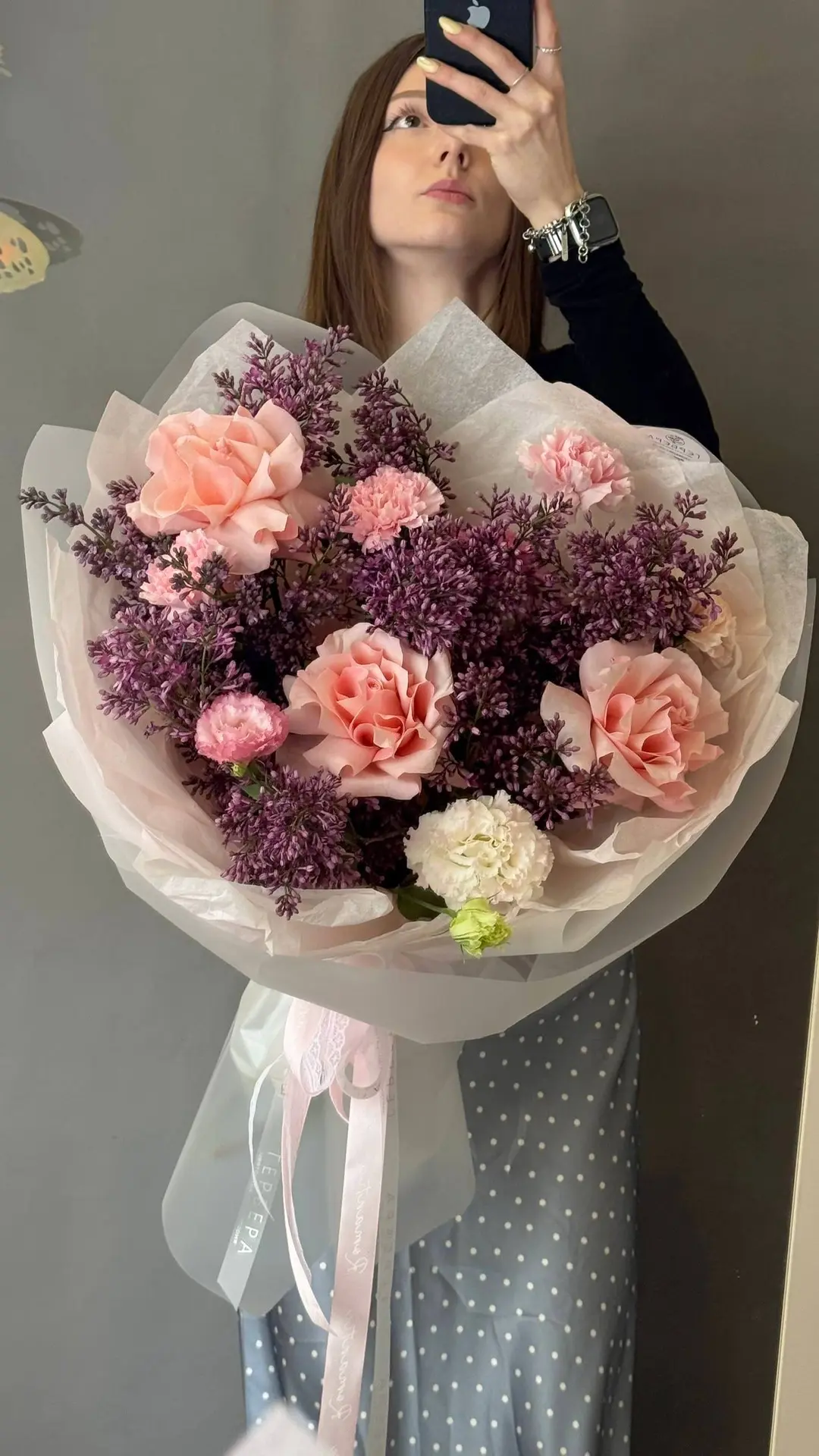 Сборные букеты с сиренью 🥰