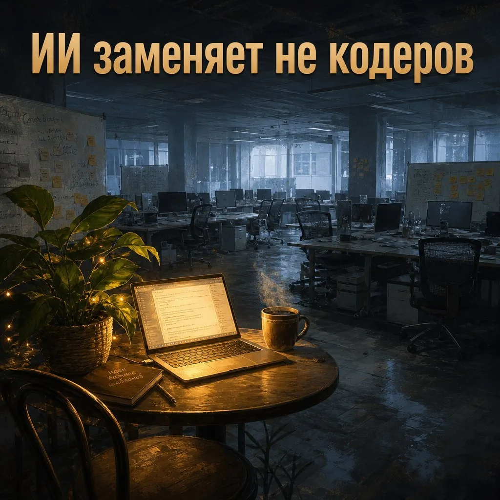 🎯 ИИ заменяет не программистов, а студии