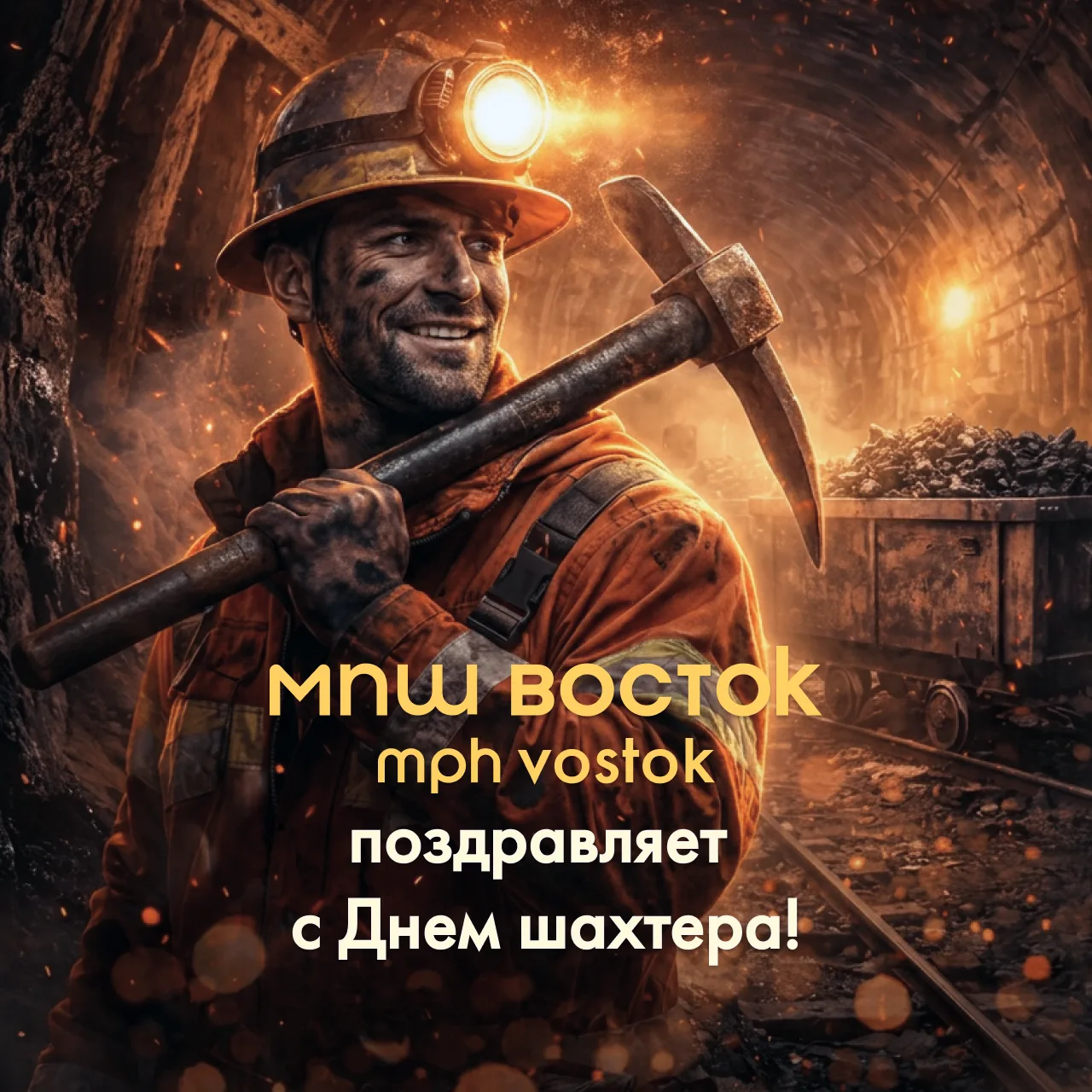 С Днём шахтёра! 🎈