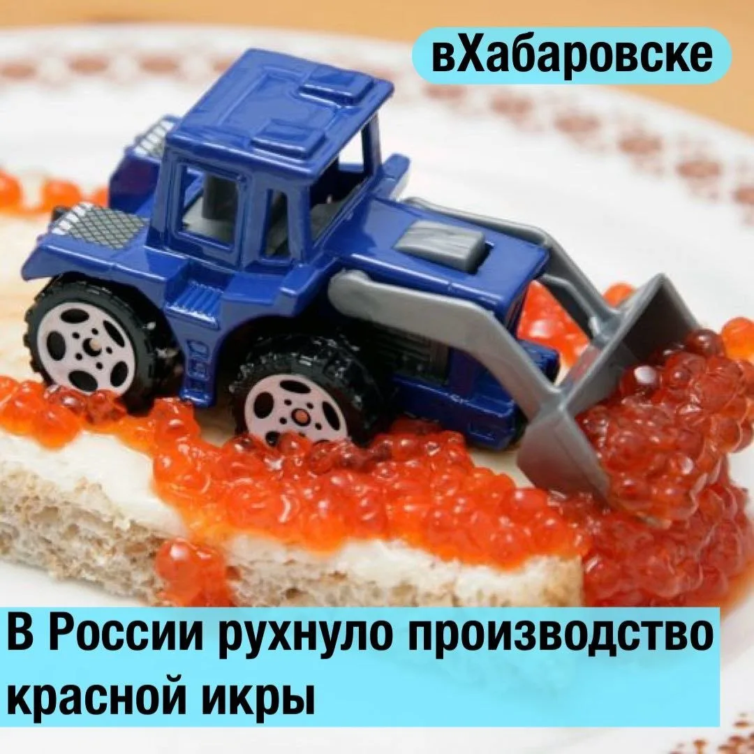 В России рухнуло производство красной икры