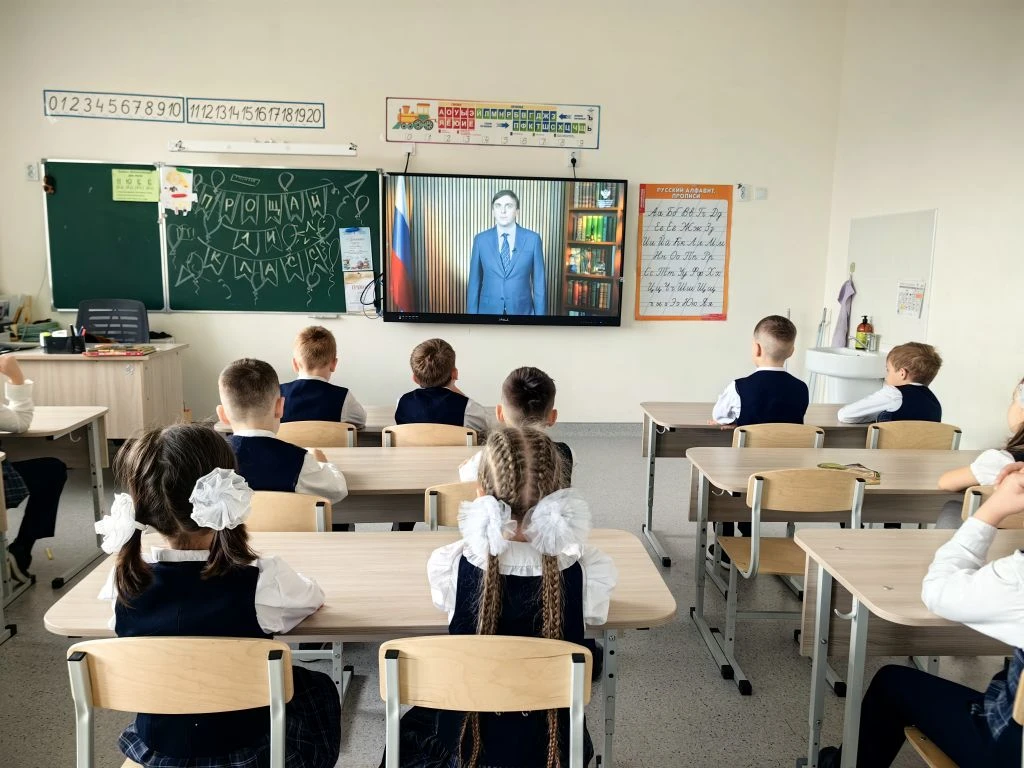 Сегодня у ребят 1 «И» прошло прощание с первым классом. На занятии провели викторину. Ребята  за год