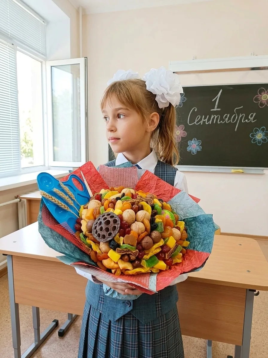 🌼Открываем запись на вкусные букеты и подарки  к 1 сентября для первоклашек ( мини- бу...