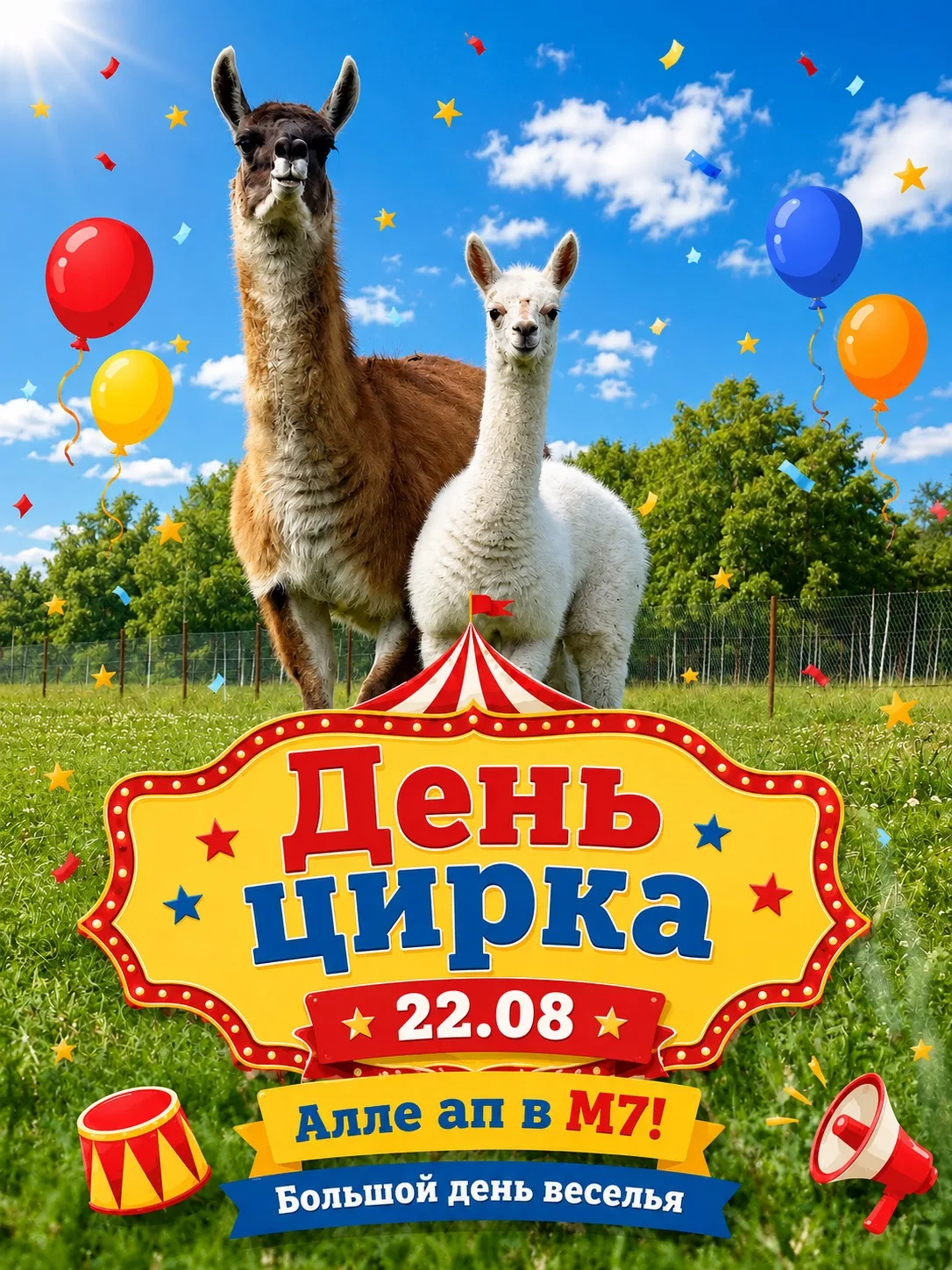 🎪 22.08 — День цирка в М7!