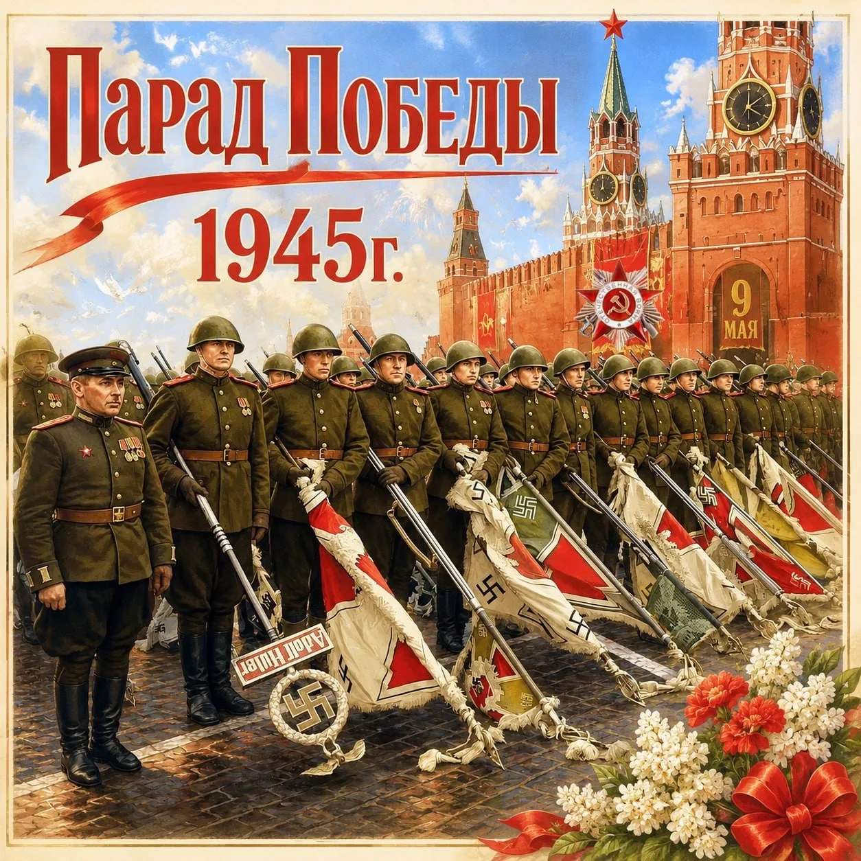 🕊🎖 24 июня — 81 год со дня Парада Победы 1945 года 🎖🕊