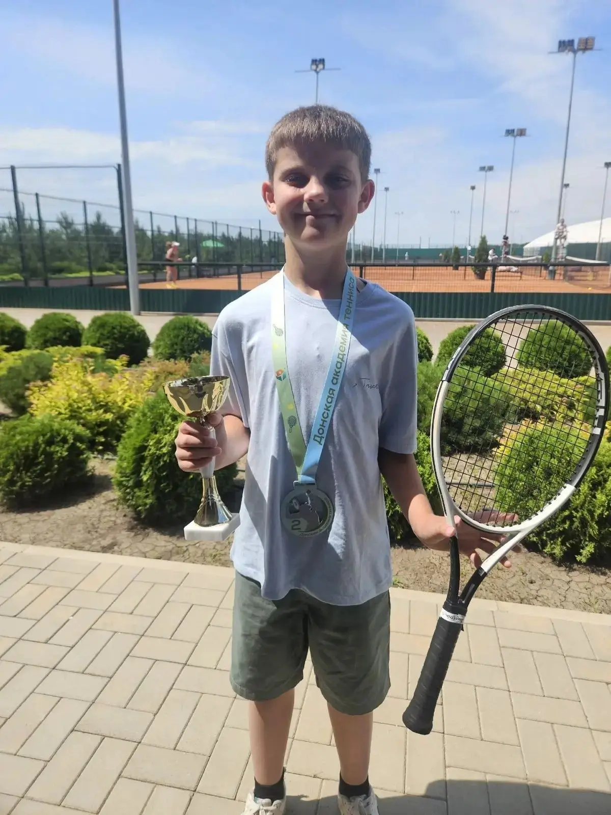 🏆Воспитанник АУ ДО КО «Академия тенниса» Лобода Олег занял 🥈2 место в турнире РТТ «Летнее Первенст