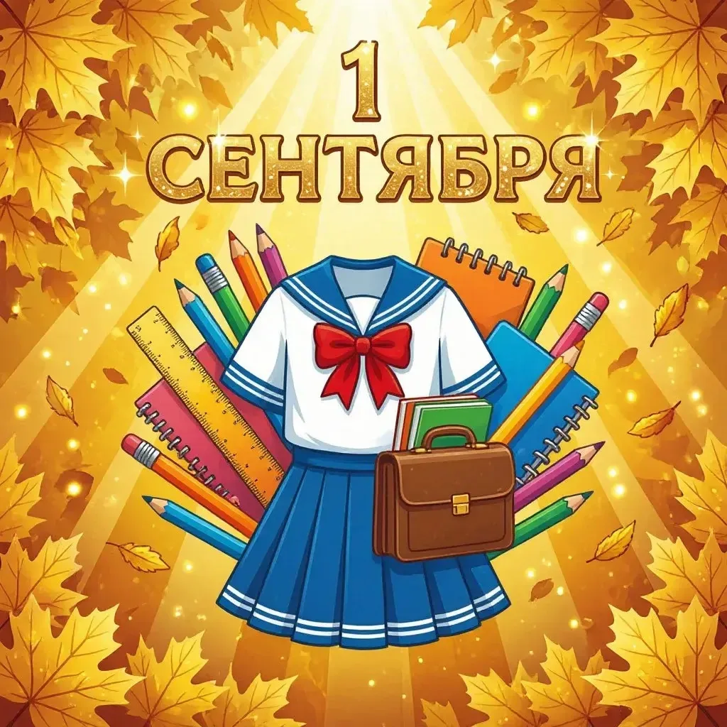 📢 Объявление о проведении торжественной линейки, посвящённой Дню знаний