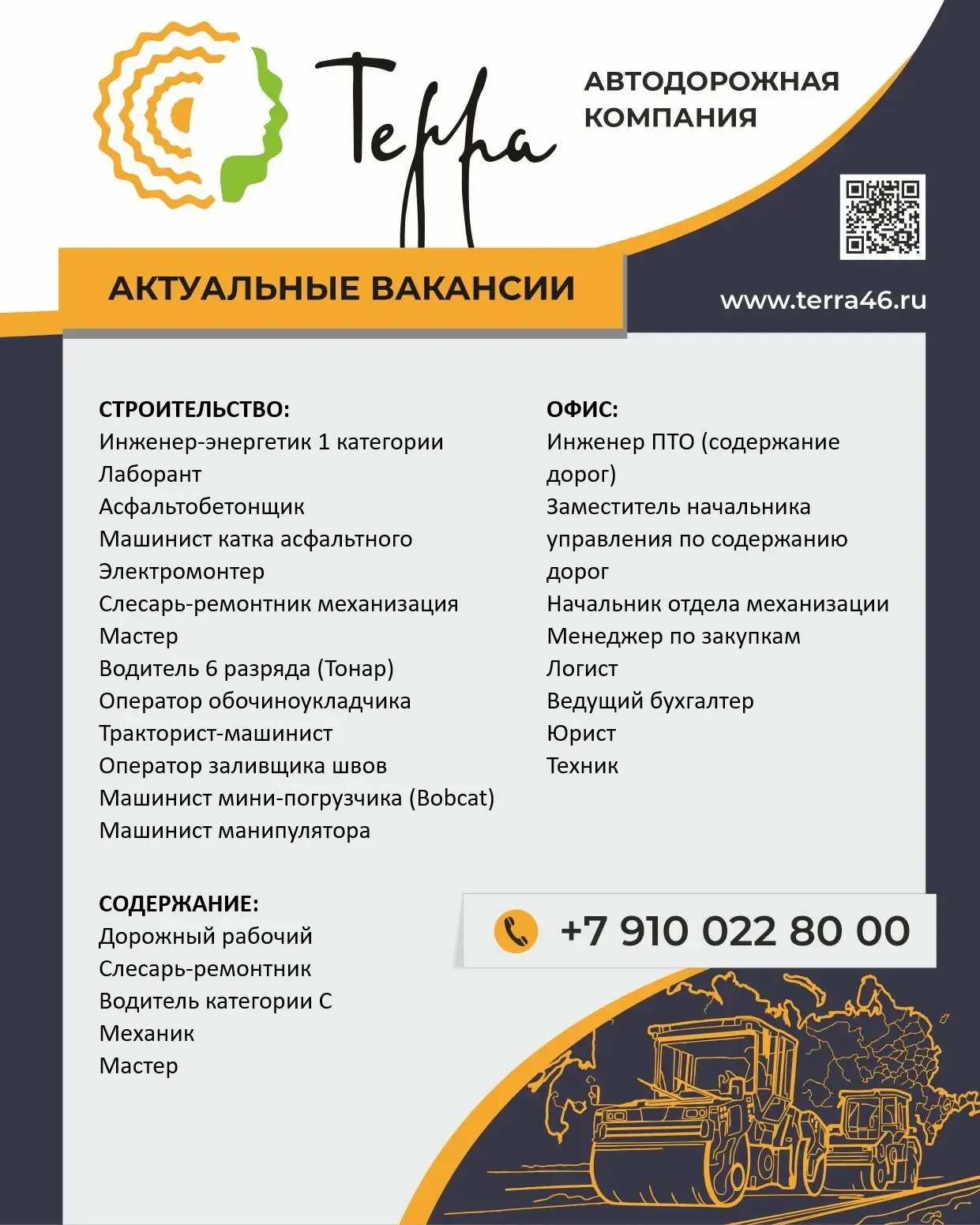Актуальные вакансии компании