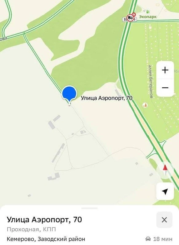 В соцсетях сообщают, что в Кемерове вновь заметили медведя — на этот раз на улице Аэроп...