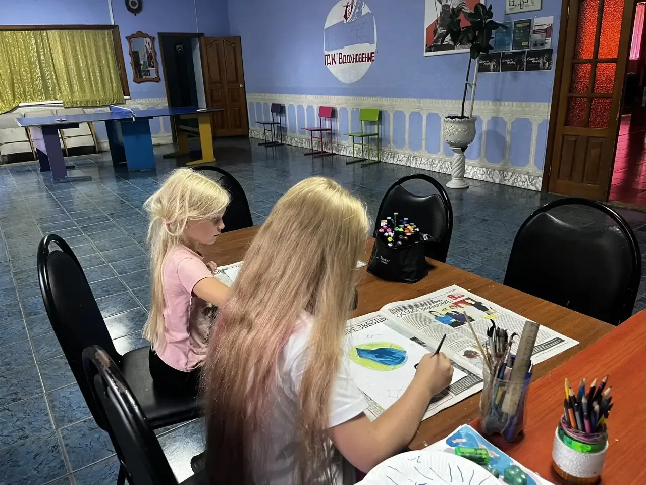 2 сентября в ГДК «Вдохновение» прошёл мастер-класс по рисованию планеты Земля 🌏