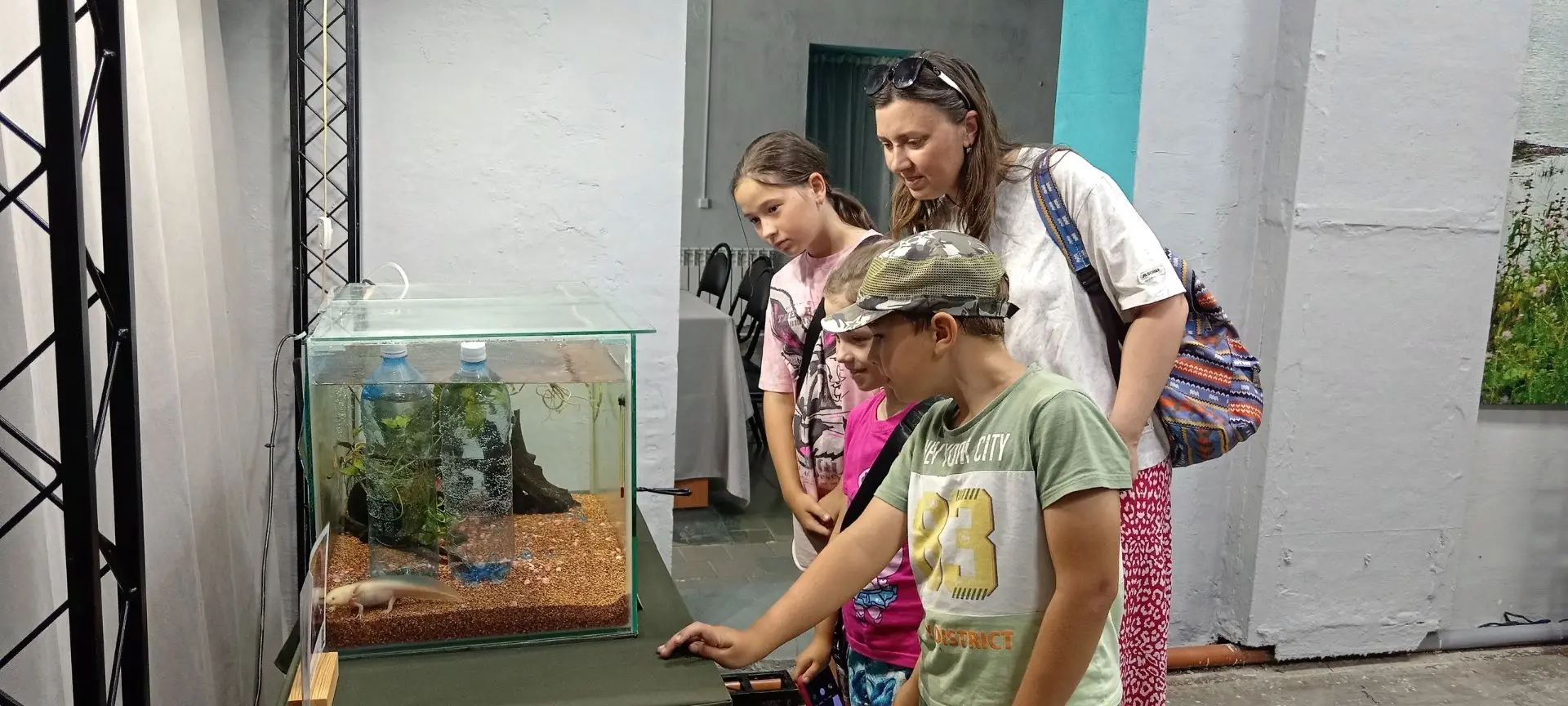 В Шестаковский комплекс заглянула многодетная семья из Боготола — наши добрые соседи из Красноярског