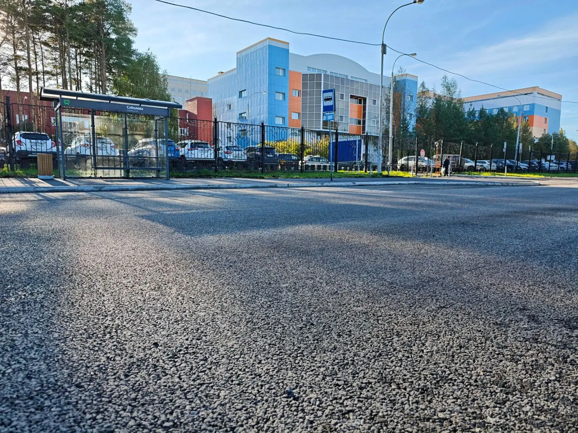 Новое дорожное пространство создано за короткий срок! Чуть больше недели длился ремонт ...