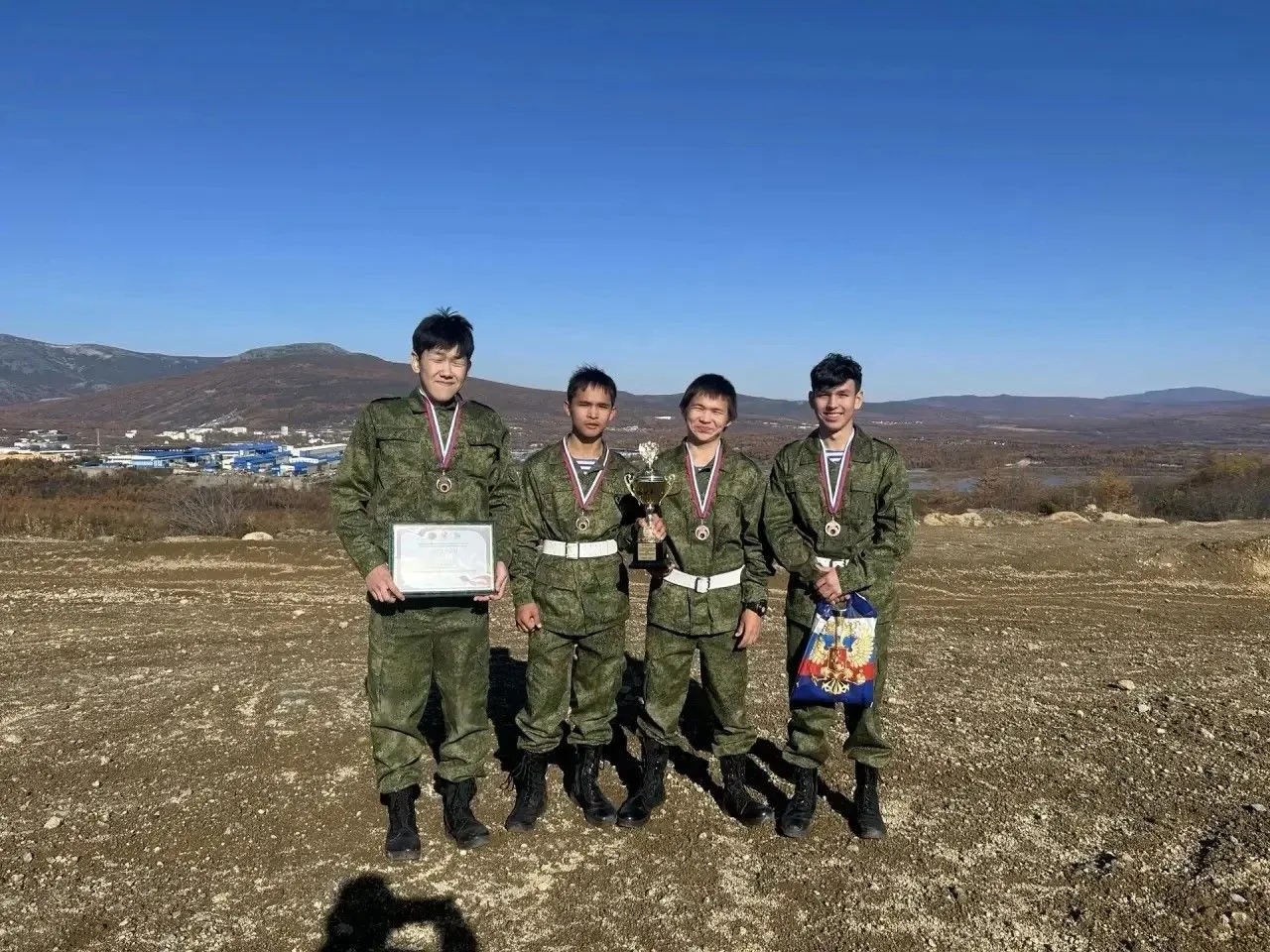🥉 Студенты Ольского филиала заняли третье место в военно-патриотической игре «Будущее ...