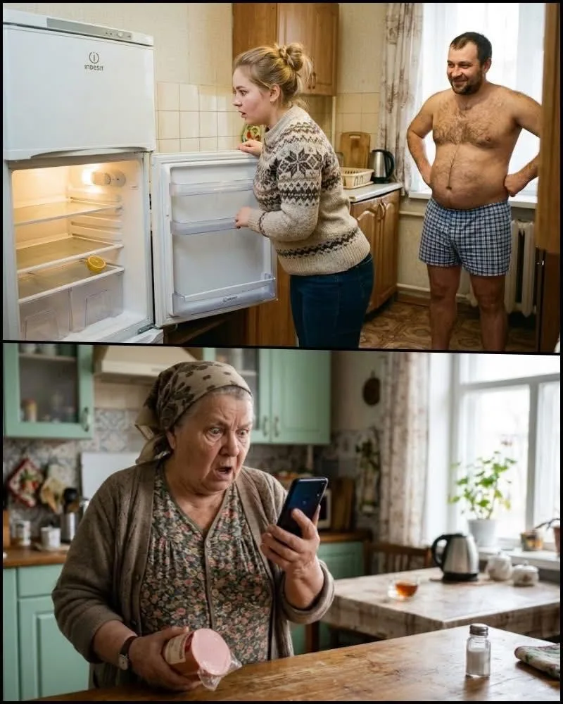 «Я вывез все продукты из нашего холодильника маме. У тебя же всё равно сегодня зарплата...
