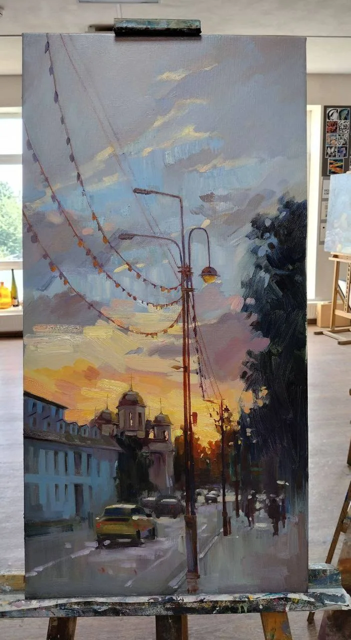 Звенигород, пейзаж маслом 🎨