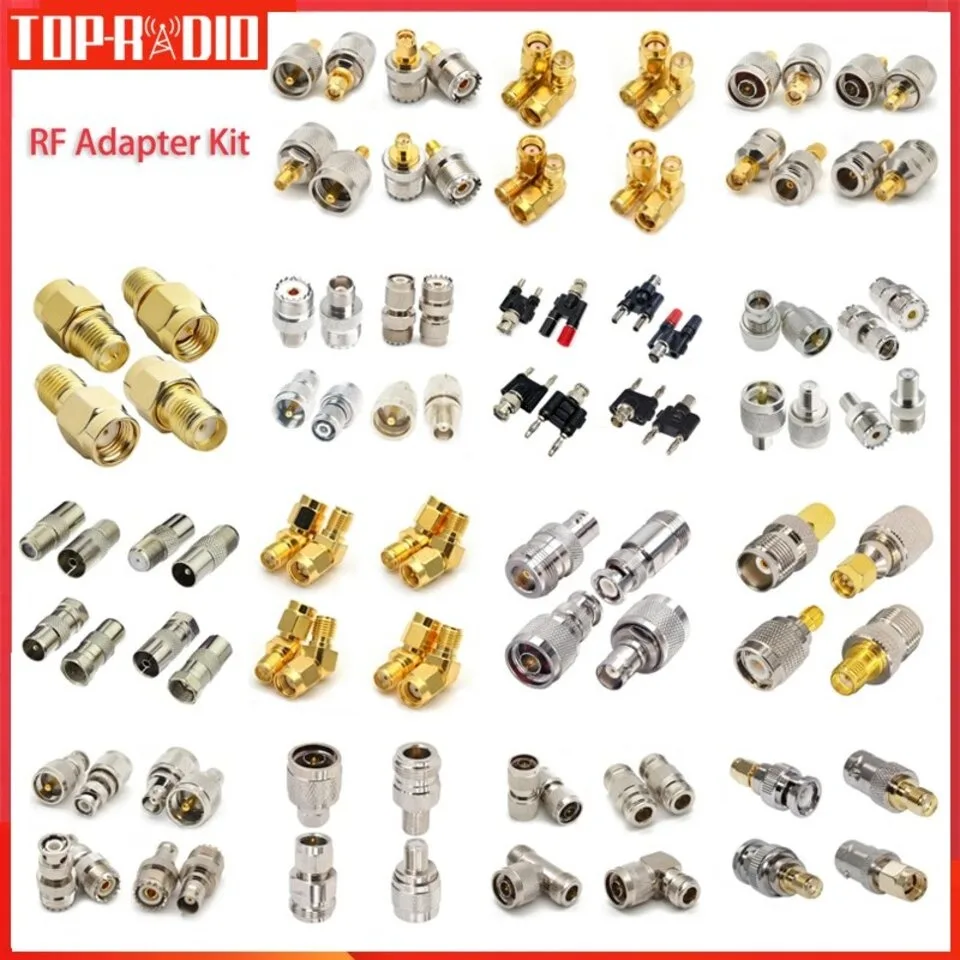 Комплекты переходников из 4 шт. SO239 PL259 L16, SMA, BNC, C, UHF, N, F