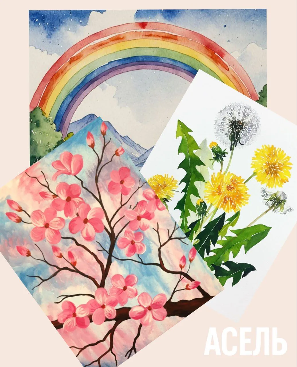 3 весенних сюжета для рисования с детьми дома 🌸🎨Делимся тремя простыми идеями, которы...