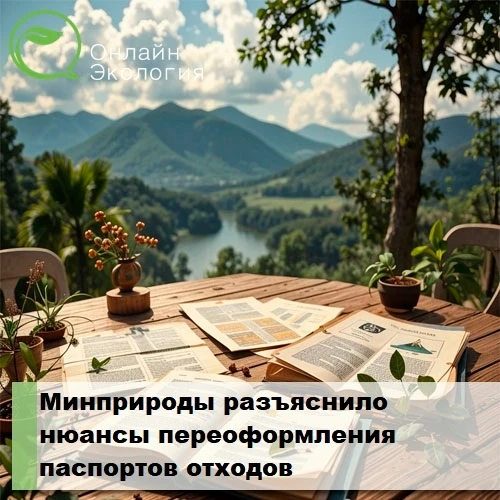📝Минприроды разъяснило нюансы переоформления паспортов отходов