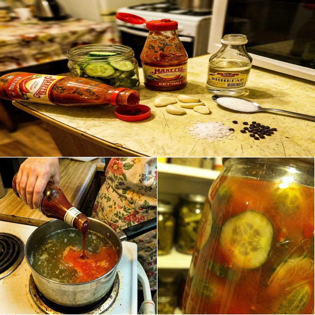 🥒 ОГУРЦЫ С КЕТЧУПОМ ЧИЛИ