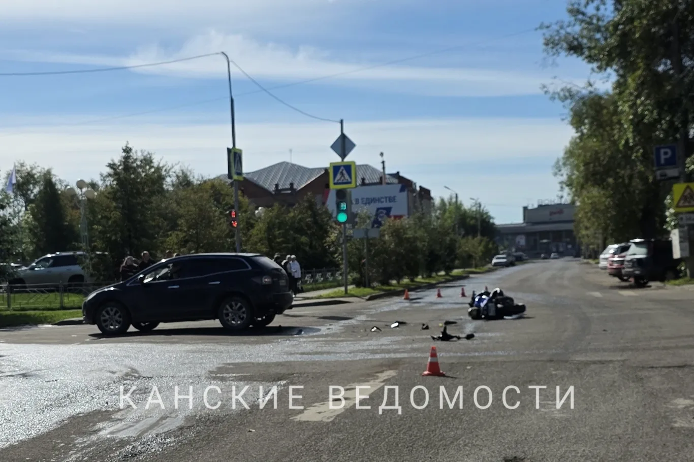 Сегодня утром произошло ДТП на улице Эйдемана (на фото). Ещё одна авария с участием мот...