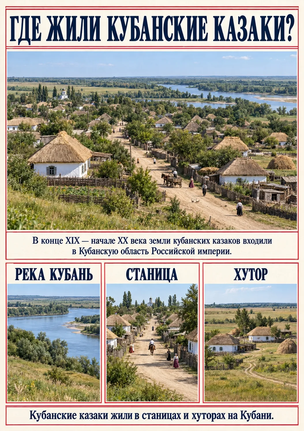 Кубанские казаки: быт, семья и служба