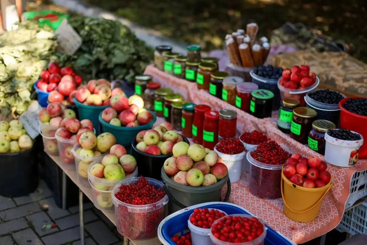🌾 На Центральной площади Бугульмы открылась ярмарка