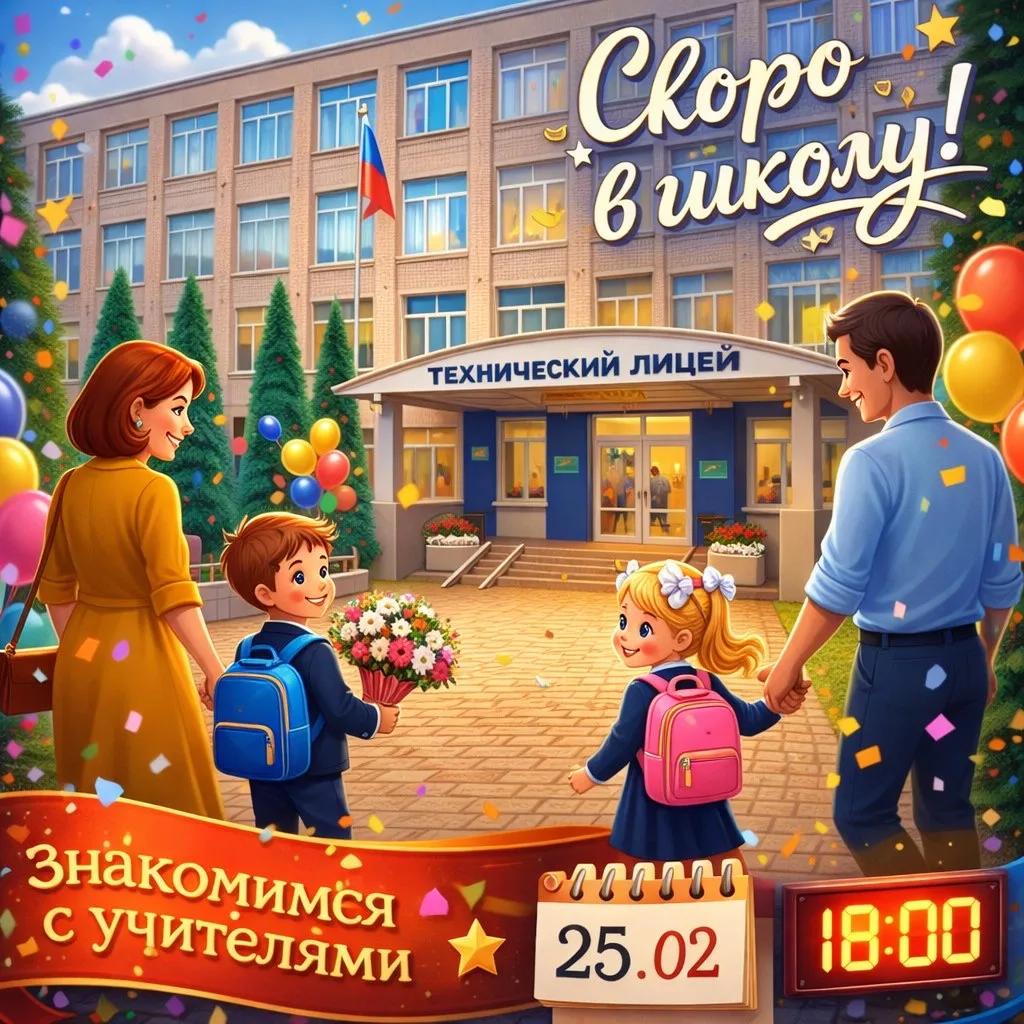 Весна стучится в двери. А это значит, что первоклассникам пора знакомиться с лицеем, который станет 