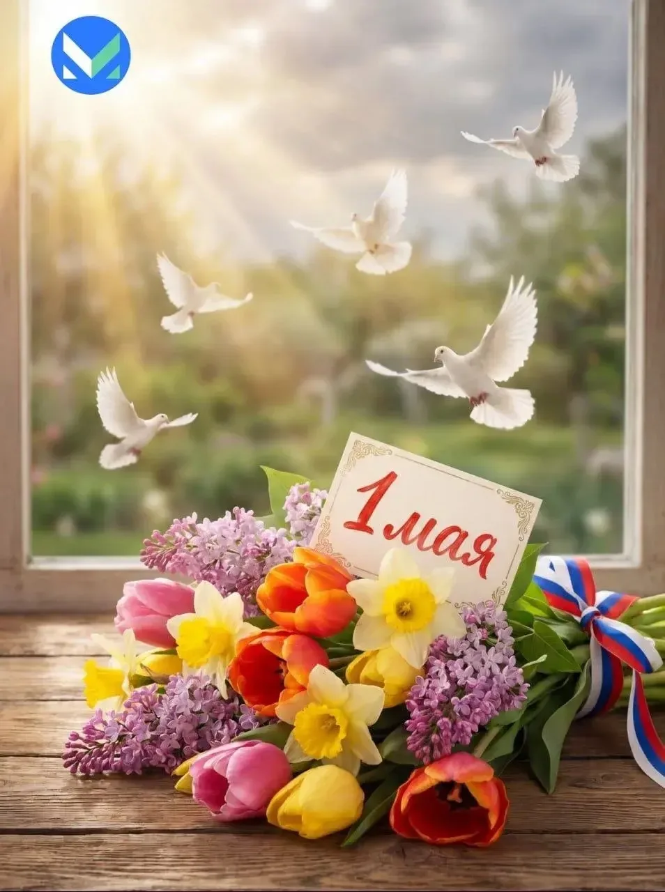 🌷 С Праздником Весны и Труда, дорогие жители!  Сотрудники управляющей компании поздравляют вас с 1 М