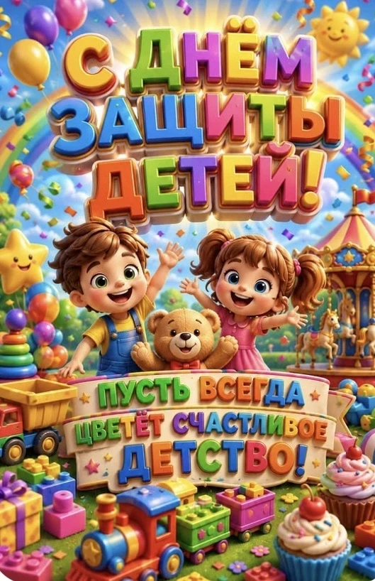 «Поздравляем всех наших детей с Днём защиты детей!❤️❤️