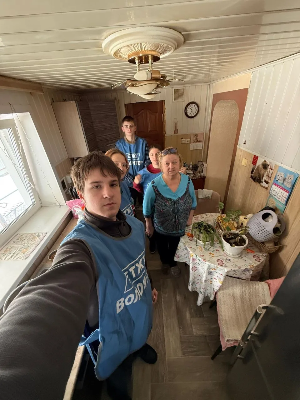 ‼️Волонтеры нашего техникума оказали помощь семье участника специальной военной операции, предостави