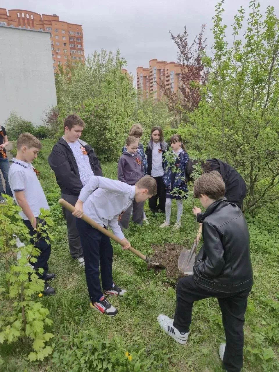 Учащиеся Развилковской СОШ с УИОП корпус п.Совхоза им.Ленина  5л-с и 5м-с классов приняли участие в 