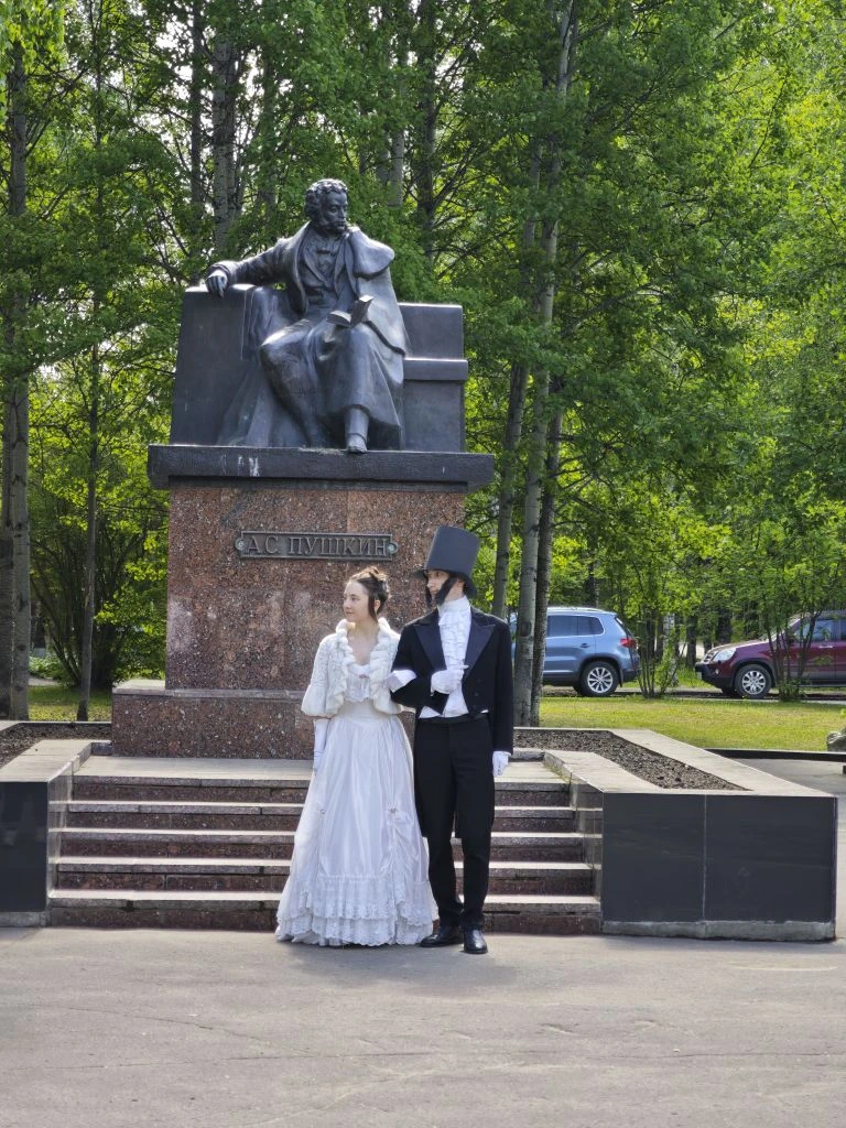 Сегодня по Ухте гулял Пушкин ♥️