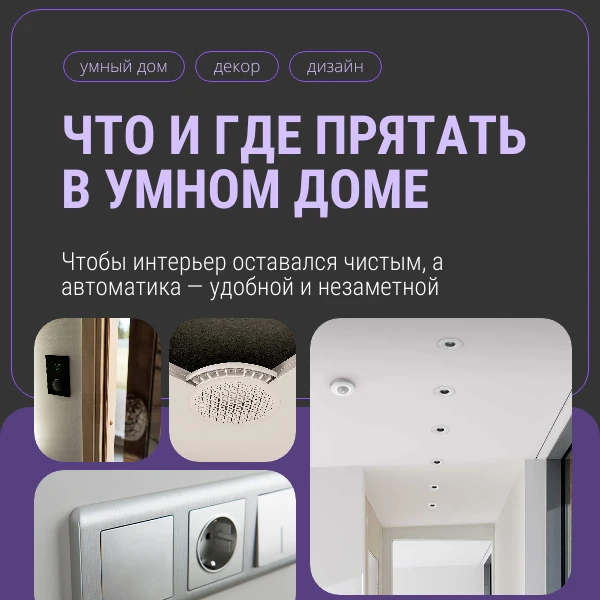 Что спрятать и где в умном доме