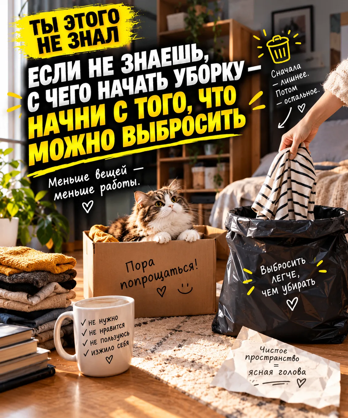 Порядок вокруг- порядок в голове💯