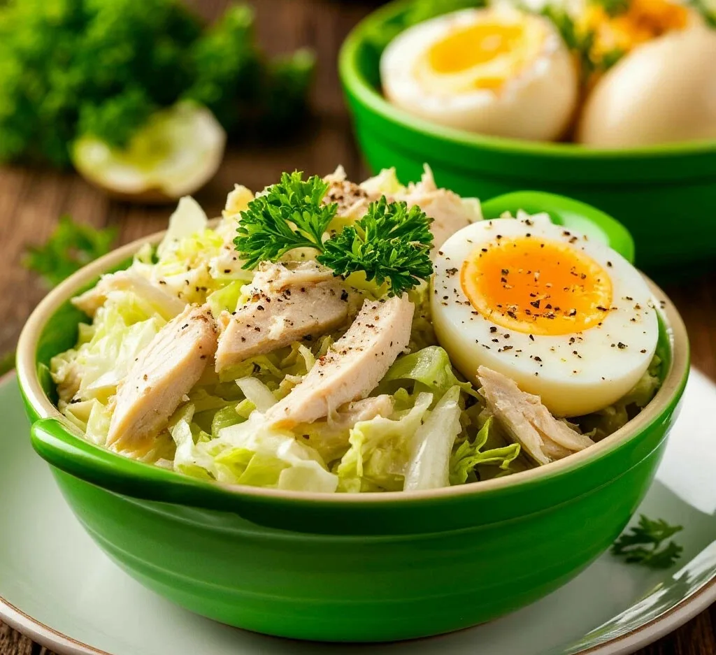 🟣САЛАТ С КАПУСТОЙ И КУРИЦЕЙ