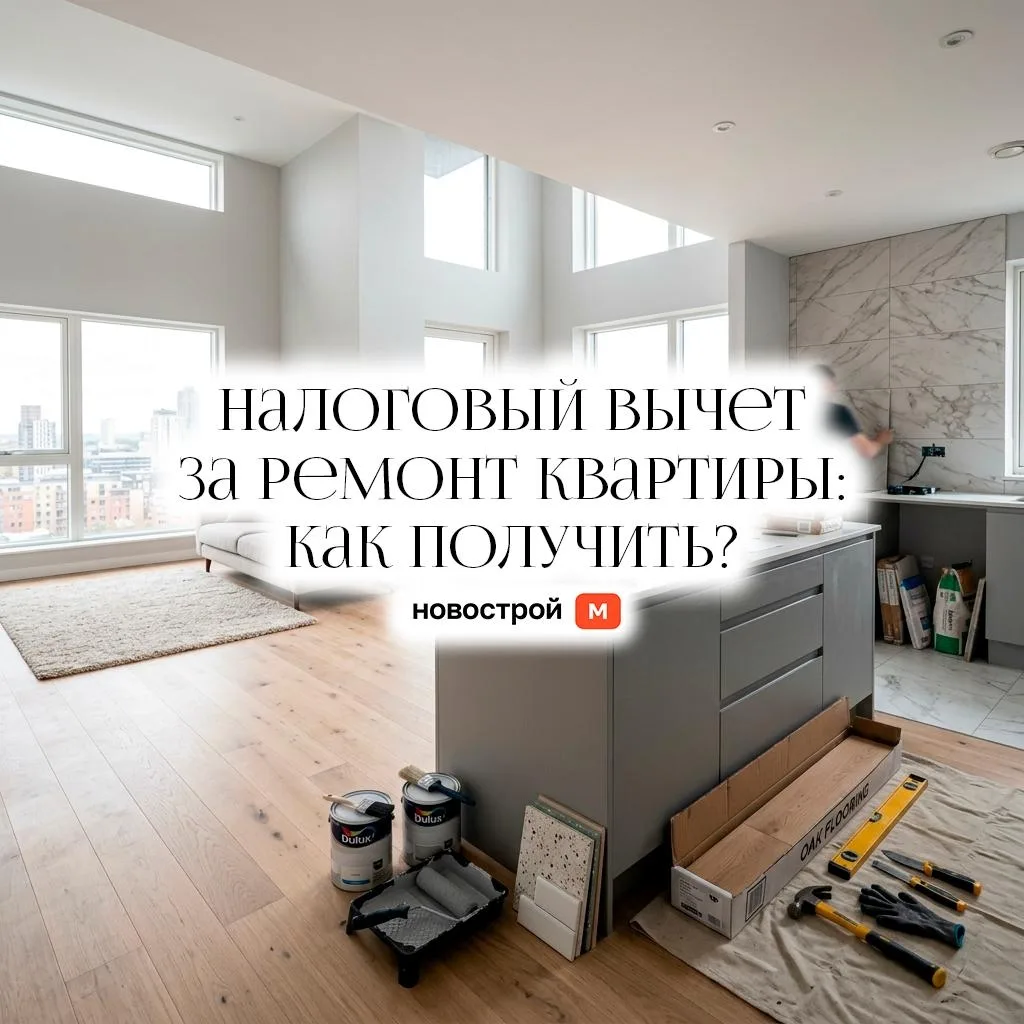 💰 Налоговый вычет за ремонт квартиры: как вернуть до 440 тыс. ₽