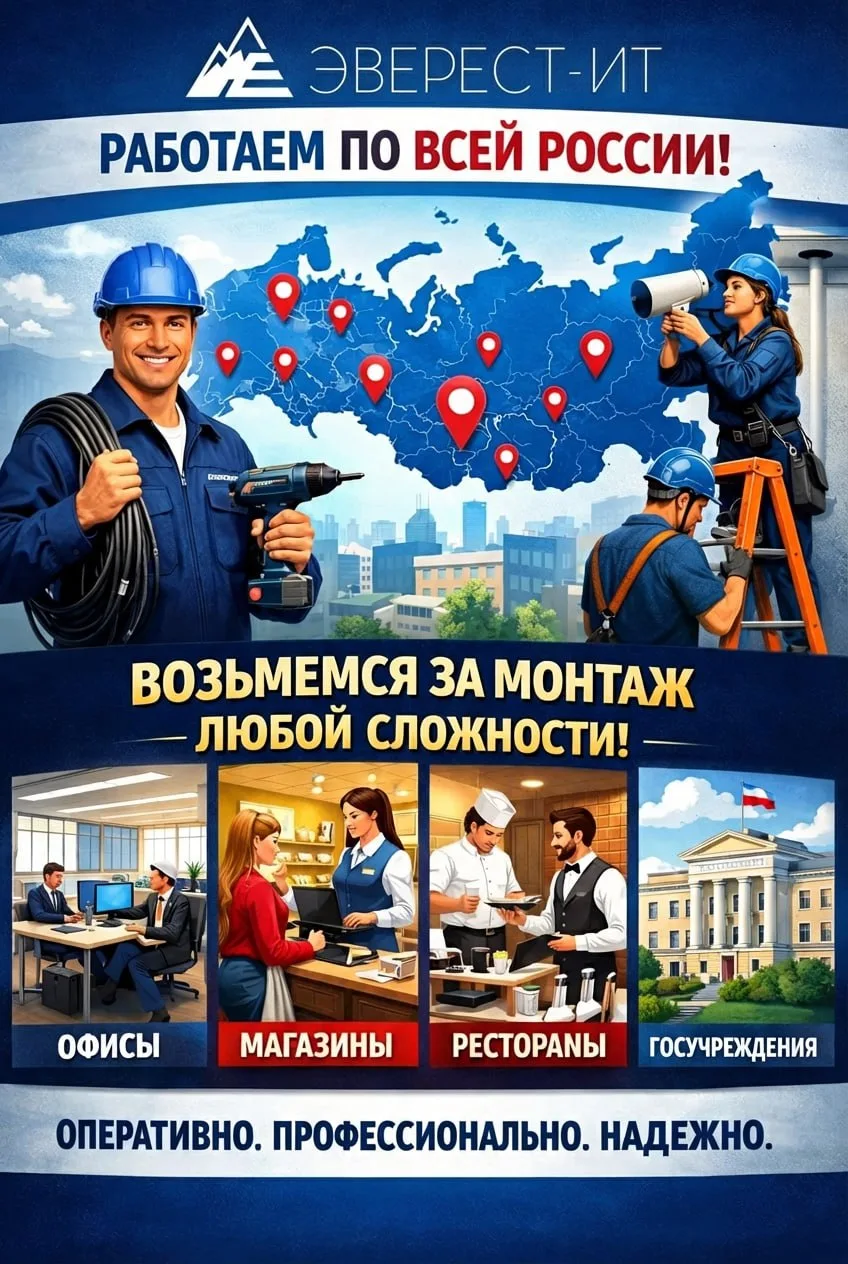 ⚡ ЭВЕРЕСТ-ИТ — федеральный сервис слаботочных систем.