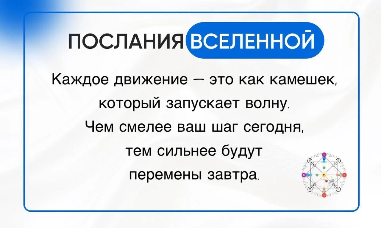 ❤️ Вам послание ❤️

Ваша матрица 
👉 https://www.matricasudbi-kalkulator.ru