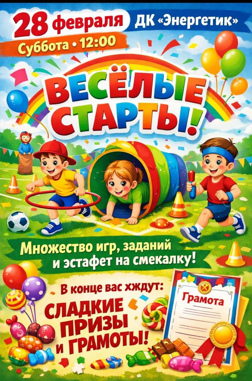 🎉 ВЕСЁЛЫЕ СТАРТЫ!🎉